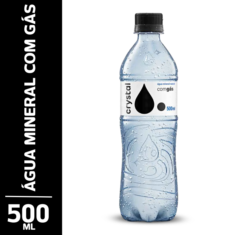 Água Mineral com gás 500ML