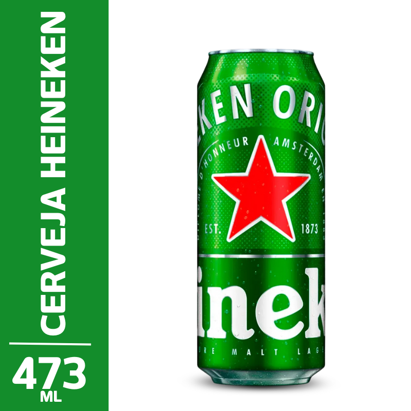 Cerveja Heineken Puro Malte Lata 473ml